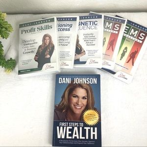 New Dani Johnson 1st Steps to Wealth DVD/Book Set